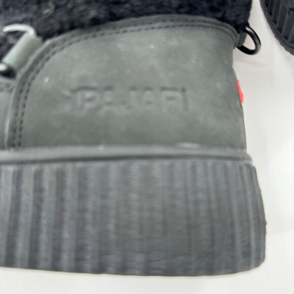 Pajar NWOT Ceria Shearling Waterproof Black Winter Boots Size 5.5 or 36 - Picture 8 of 14